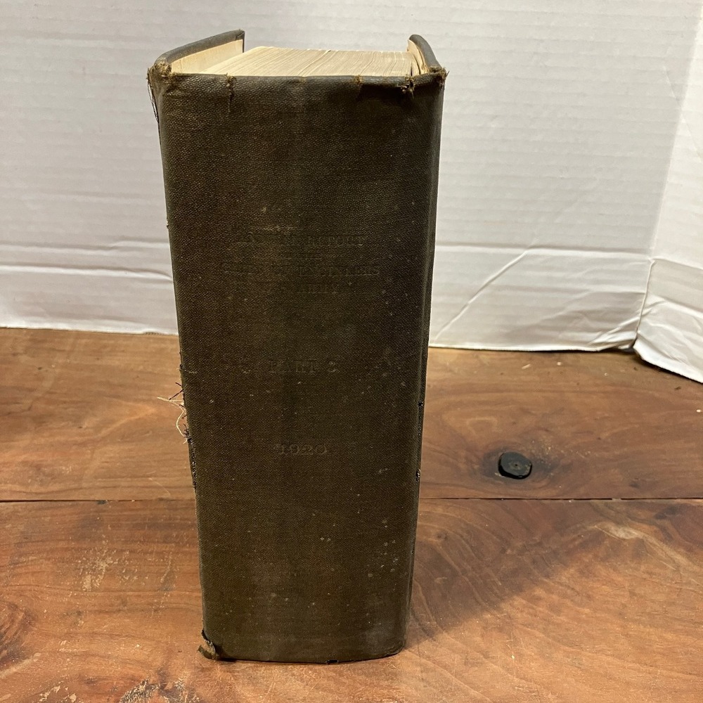 Annual Report Chief Engineers U.S. Army 1920 Commercial Statistics Civil Works